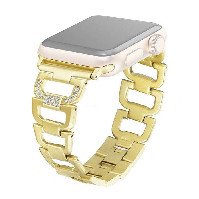 Colorful Diamond Stainless Steel Watch Band for Apple Watch Ultra 49mm&Watch Ultra 2 49mm / Serie...
