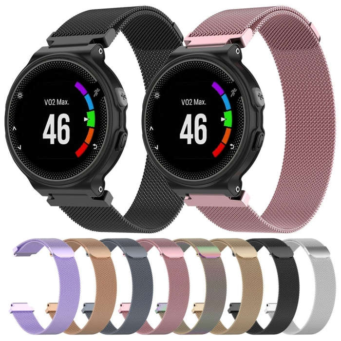 Milanese Watch Band for Garmin Forerunner 235 22cm(Colour)