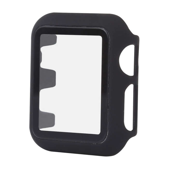 PC + Glass Protective Case for Apple Watch Series 5 & 4 40mm(Black)