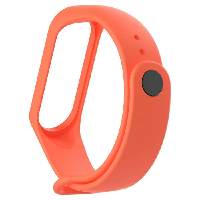 Silicone Watch Band for Xiaomi Mi Band 3(Orange)