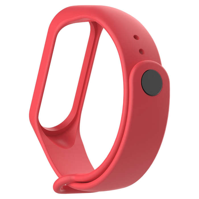 Silicone Watch Band for Xiaomi Mi Band 3(Red)