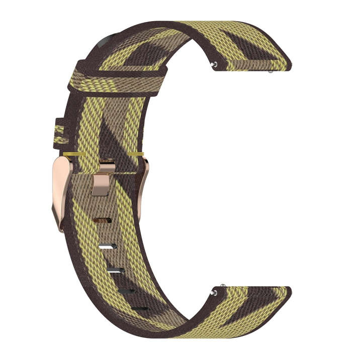 20mm Stripe Weave Nylon Wrist Strap Watch Band for Huami Amazfit GTR 42mm / GTS / BIP / BIP Lite(...