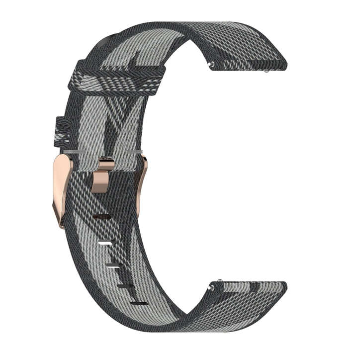 20mm Stripe Weave Nylon Wrist Strap Watch Band for Galaxy Watch 42mm, Galaxy Active / Active 2, G...