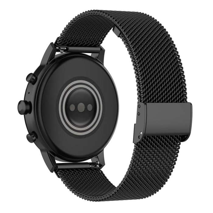 22mm Metal Mesh Wrist Strap Watch Band for Fossil Gen 5 Carlyle / Gen 5 Julianna / Gen 5 Garrett ...