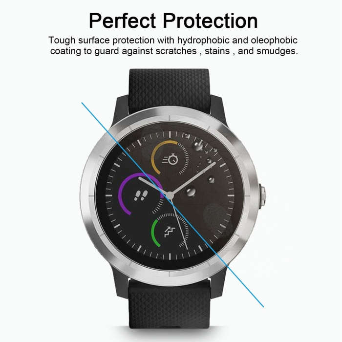 ENKAY Hat-Prince for Garmin vivoactive 3 Smart Watch 0.2mm 9H Surface Hardness 2.15D Explosion-pr...