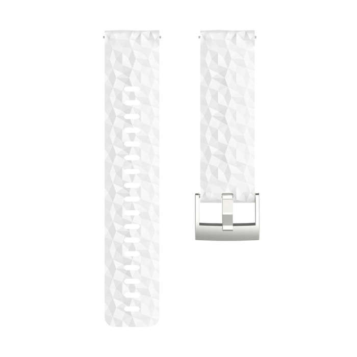 Silicone  Watch Band for SUUNTO Sport Baro(White)