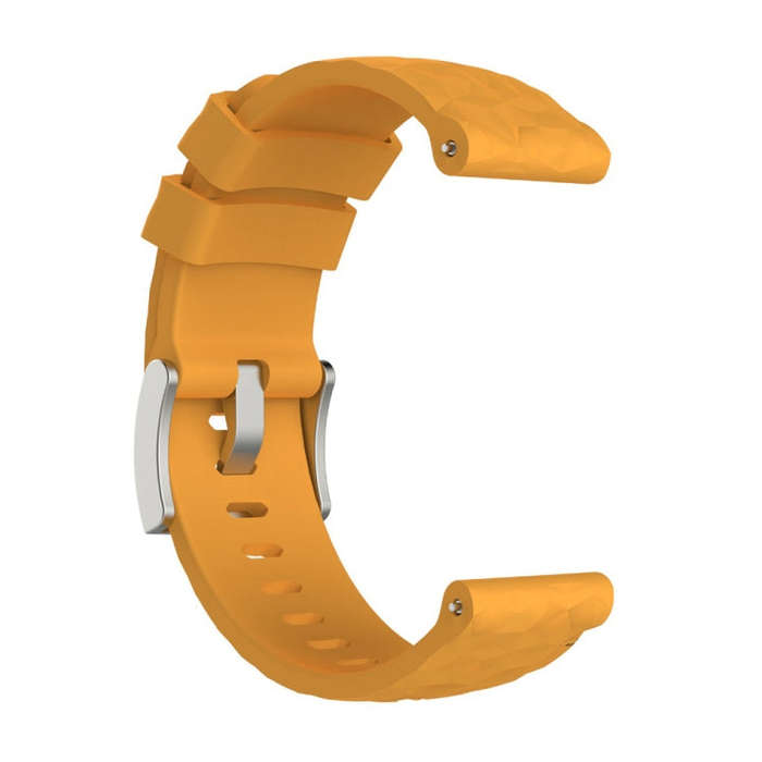 Silicone  Watch Band for SUUNTO Sport Baro(Yellow)