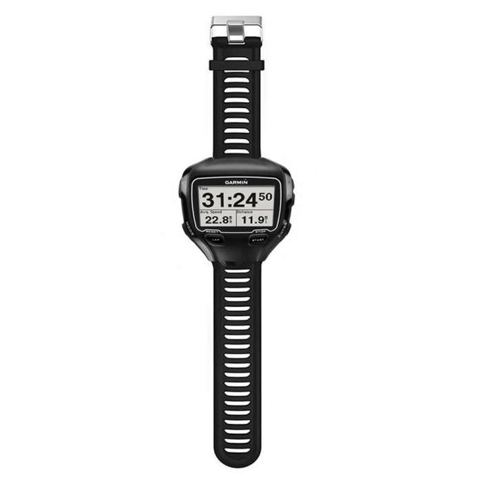 Solid Color Silicone Watch Band for Garmin Forerunner 910XT(Red)