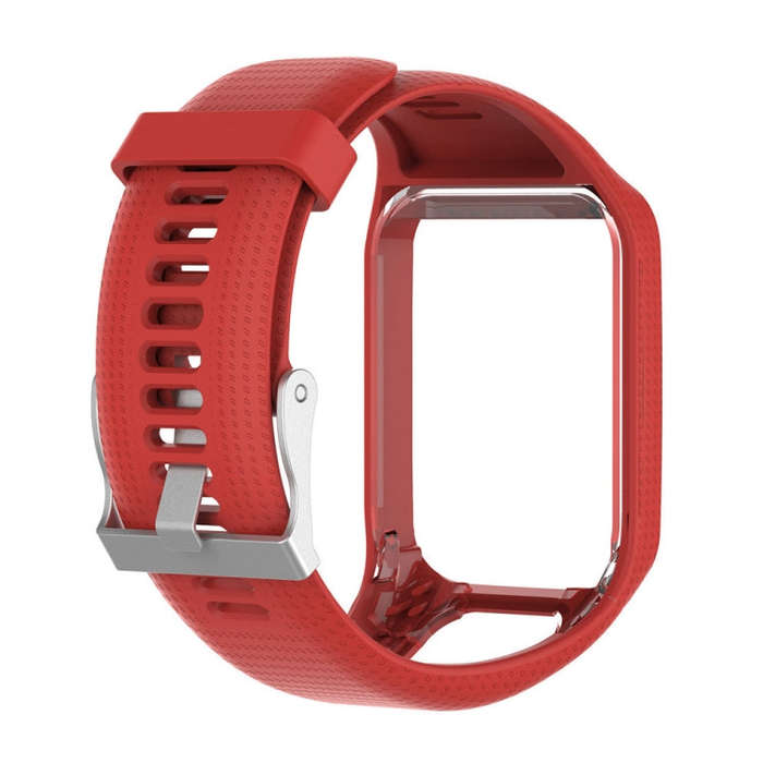 Silicone Sport Watch Band for Tomtom Runner 2/3 Series (Red)