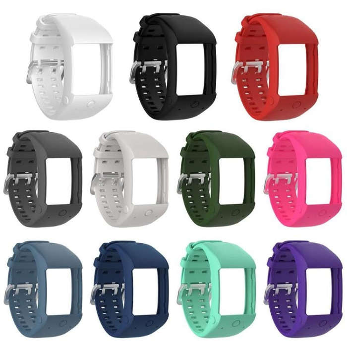 Silicone Sport Watch Band for POLAR M600(Light Grey)
