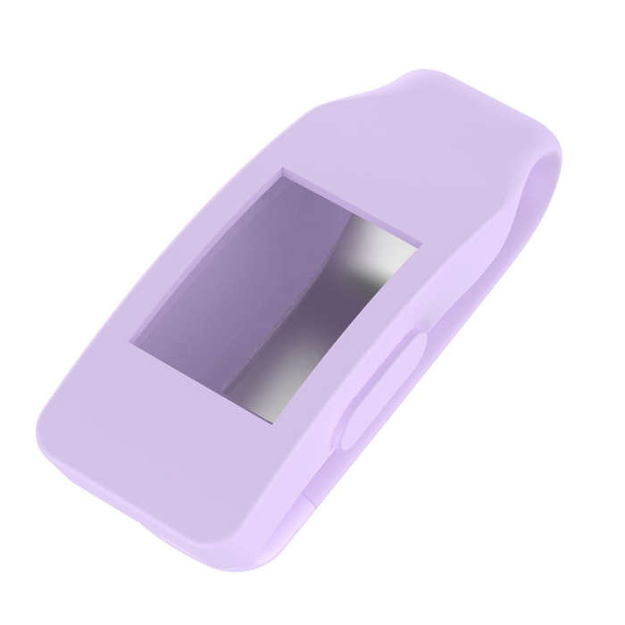Smart Watch Silicone Clip Button Protective Case for Fitbit Inspire / Inspire HR / Ace 2(Light Pu...