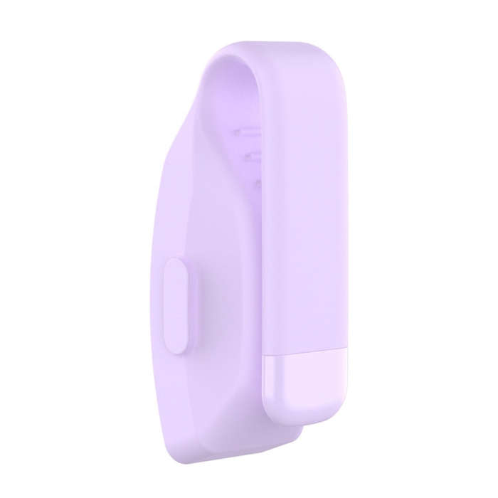 Smart Watch Silicone Clip Button Protective Case for Fitbit Inspire / Inspire HR / Ace 2(Light Pu...
