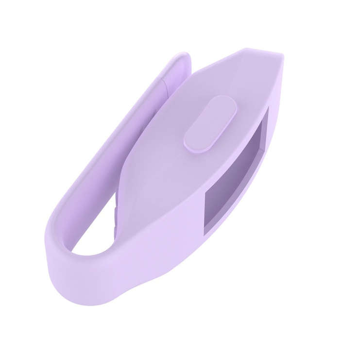 Smart Watch Silicone Clip Button Protective Case for Fitbit Inspire / Inspire HR / Ace 2(Light Pu...