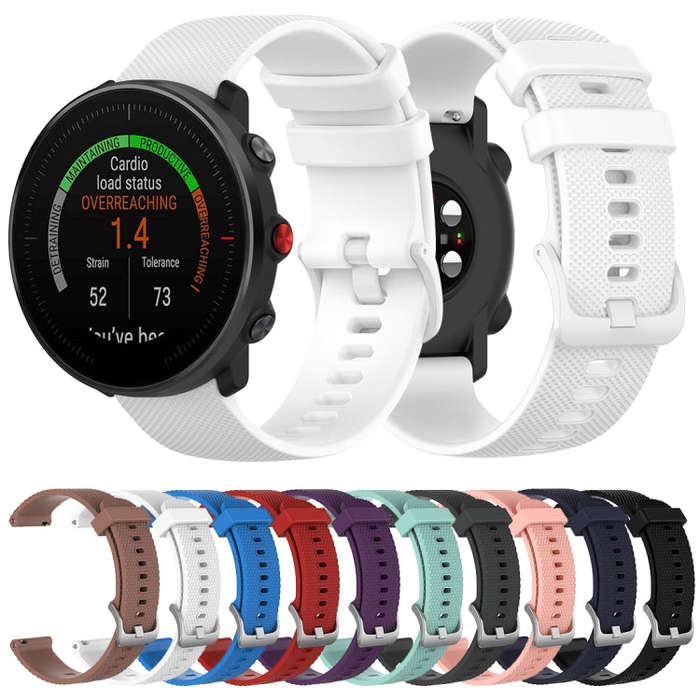 Smart Watch Silicone Watch Band for POLAR Vantage M 22mm(Dark Blue)