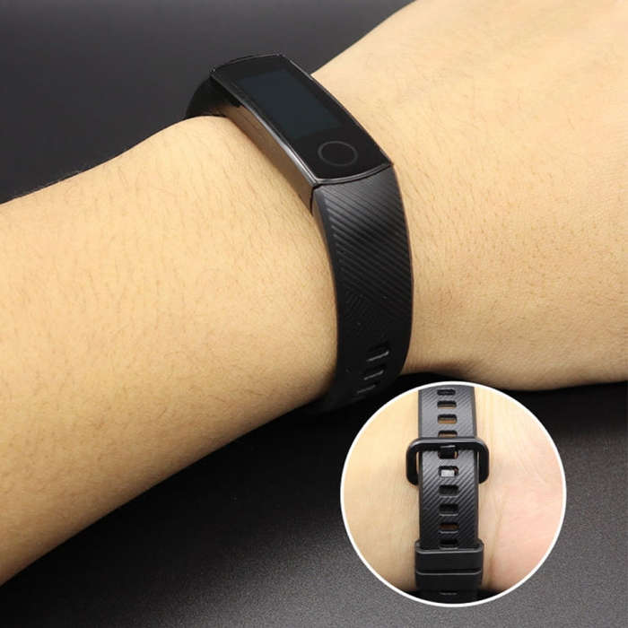 Smart Watch Silicone Watch Band for Huawei Honor Band 4 / Band 5(Blue)