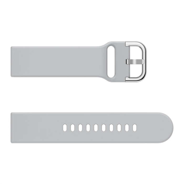 Smart Watch Electroplated Buckle Watch Band for Galaxy Watch Active(Grey)