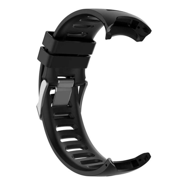 Smart Watch Silicone Watch Band for Garmin Forerunner 610(Black)