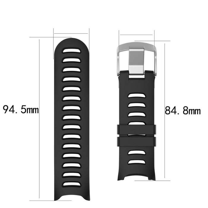 Smart Watch Silicone Watch Band for Garmin Forerunner 610(Dark Blue)