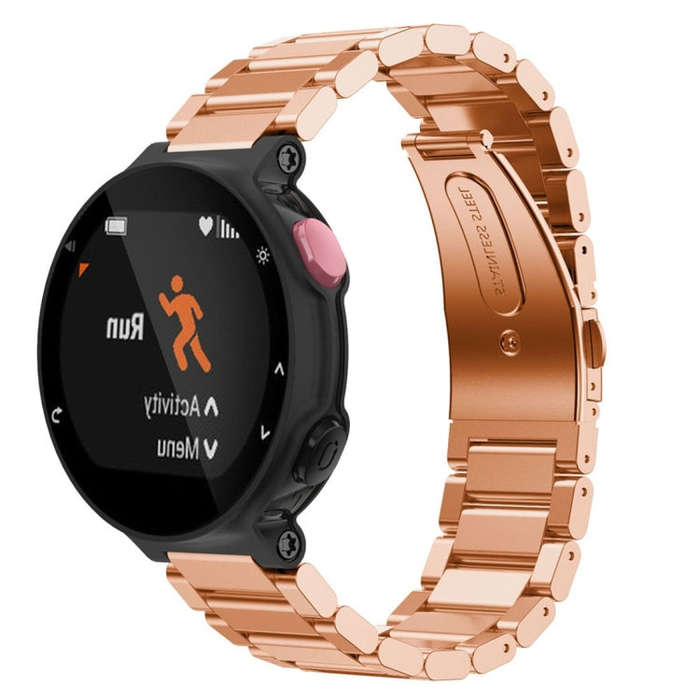 Universal Smart Watch Three Steel Strips Watch Band for Garmin Forerunner 220 / 230 / 235 / 630 /...