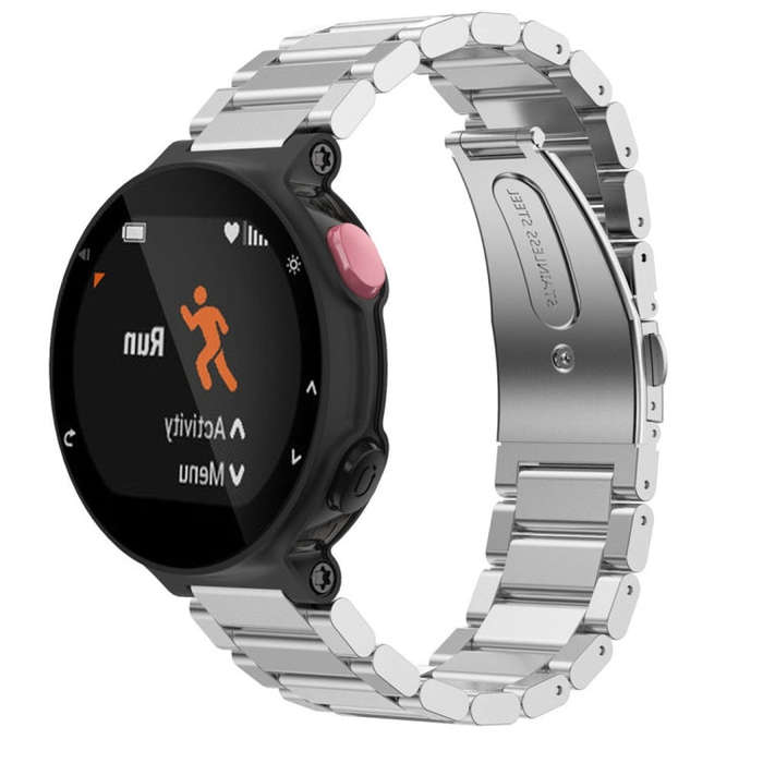 Universal Smart Watch Three Steel Strips Watch Band for Garmin Forerunner 220 / 230 / 235 / 630 /...