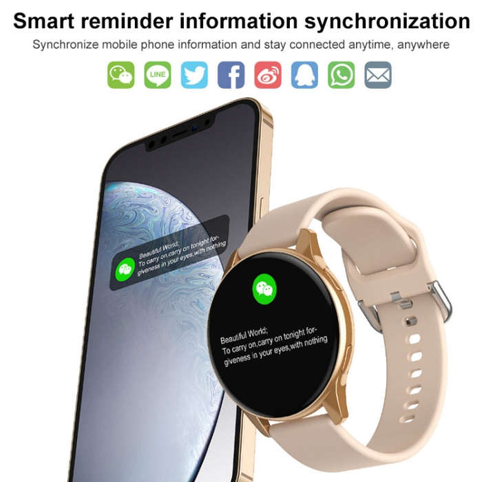 Lokmat T2 Pro 1.28 inch IPS Touch Screen Waterproof Smart Watch, Support Heart Rate / Blood Press...