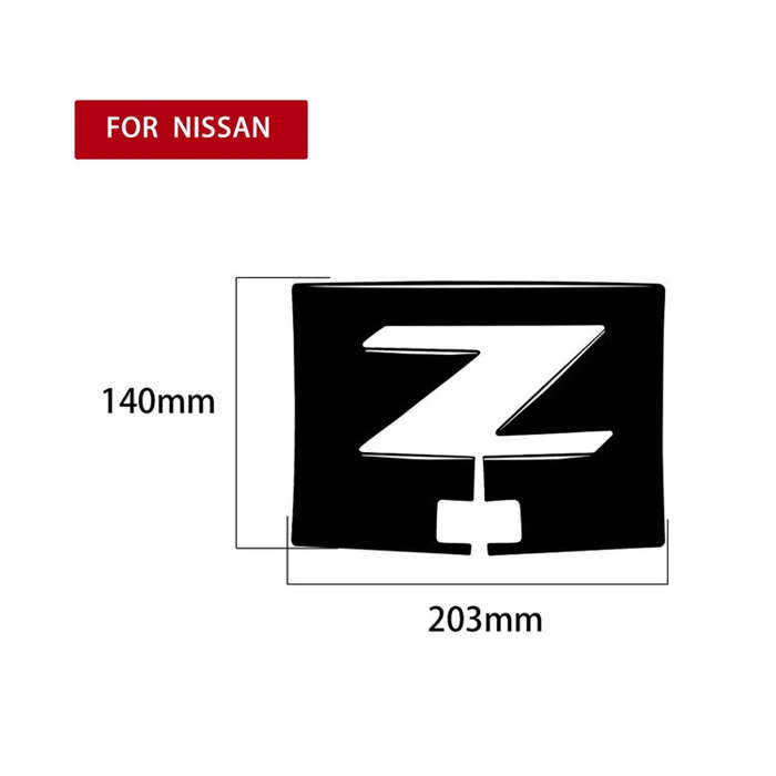 For Nissan 350Z 2003-2009 Car Navigation Cover Decorative Stickers, Left and Right Drive Universal