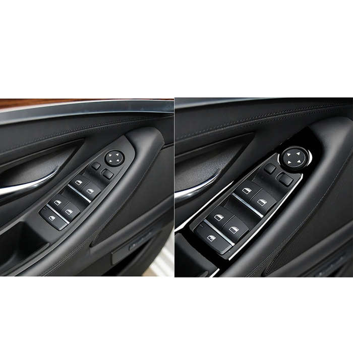 For BMW 5 Series F10 2011-2018 Car Lifting Panel Decorative Sticker,Left Drive