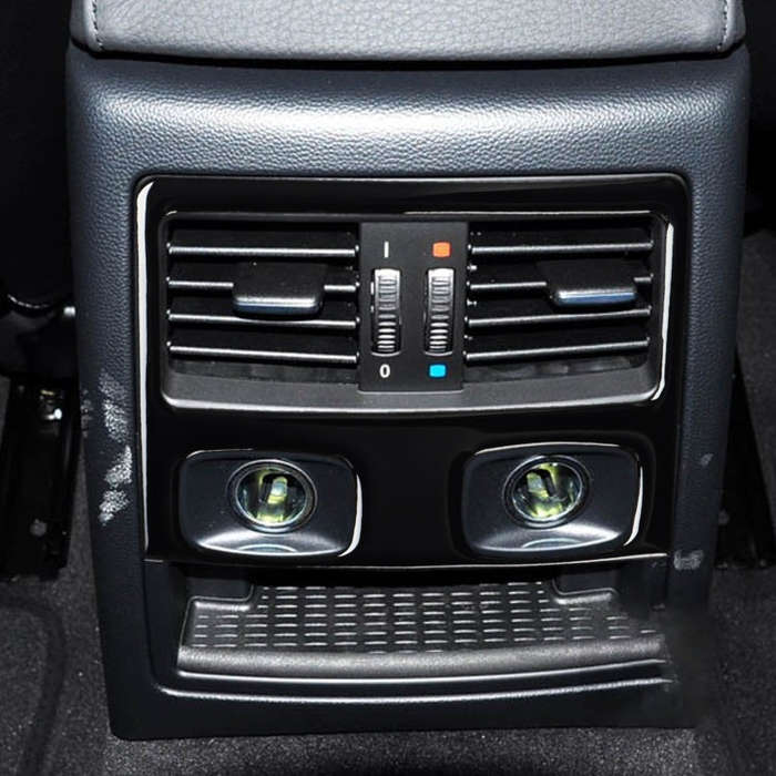 For BMW 3 Series E90/E92 2005-2012 Car Rear Air Vents with Holes Decorative Sticker, Left and Rig...