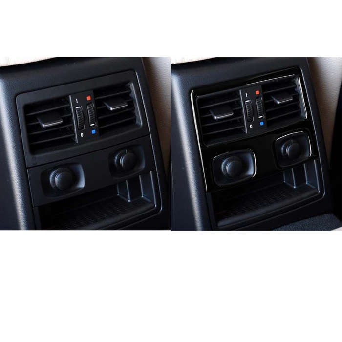 For BMW 3 Series E90/E92 2005-2012 Car Rear Air Vents with Holes Decorative Sticker, Left and Rig...