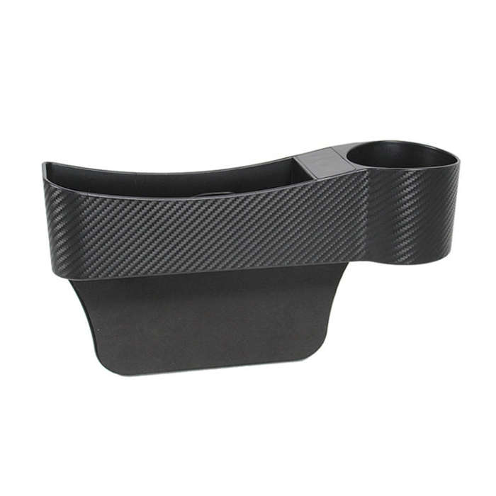 CARFU AC-2294 Car Seat Gap Multi-function Storage Box(Black)