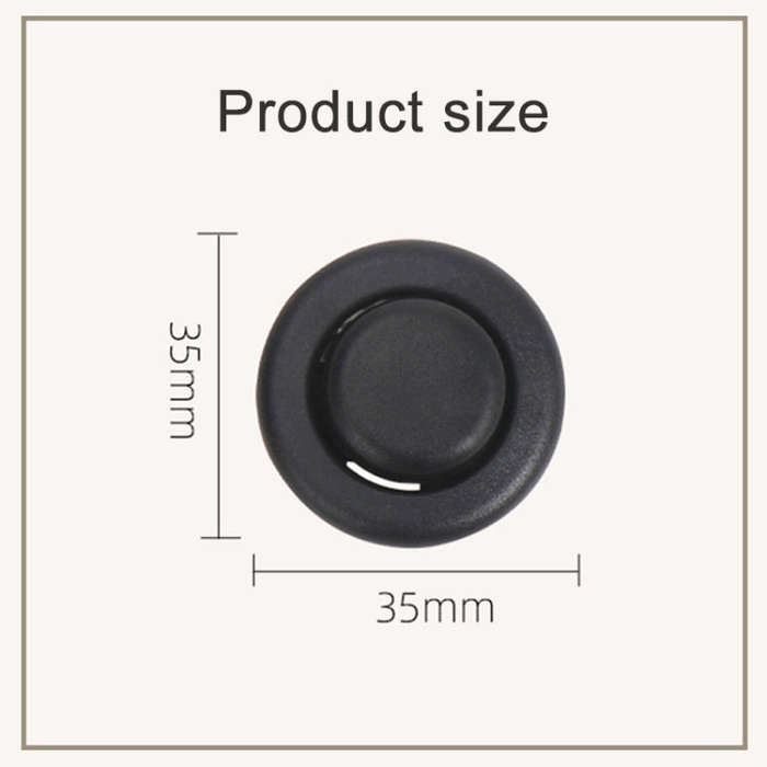 For BMW E90 / F18 Left Driving Car Rear Seat Headrest Switch Button 52207251371-1(Beige White)