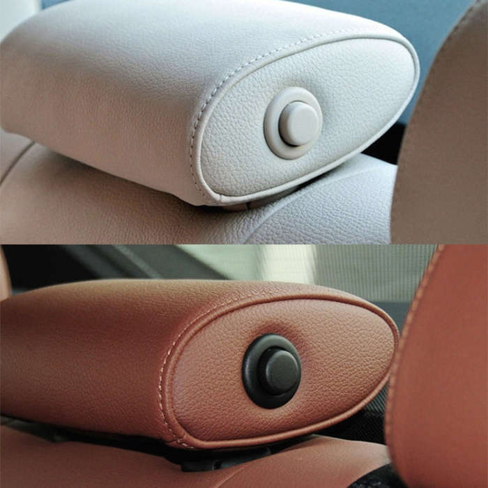 For BMW E90 / F18 Left Driving Car Rear Seat Headrest Switch Button 52207251369-1(Beige)