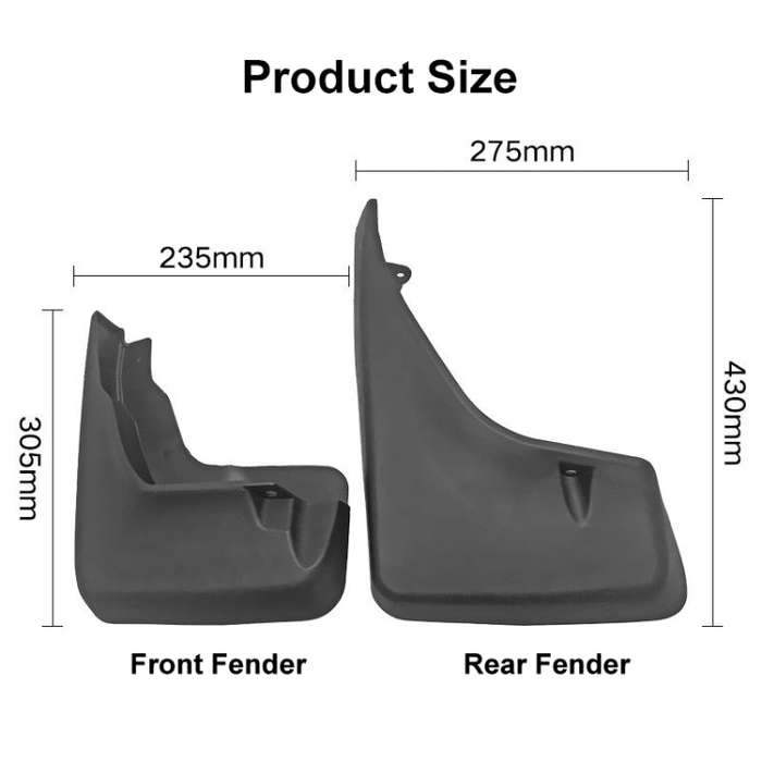 For Land Rover Freelander 2 LR2 2007-2015 4pcs/Set Car Auto Soft Plastic Splash Flaps Fender Guard