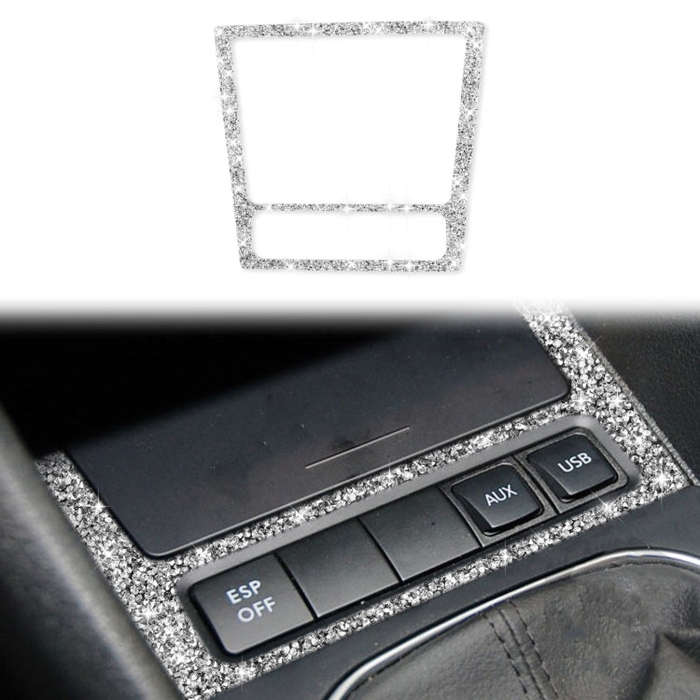 Car Ashtray Frame Diamond Decoration Cover Sticker for Volkswagen Golf 6 2008-2012, Left and Righ...