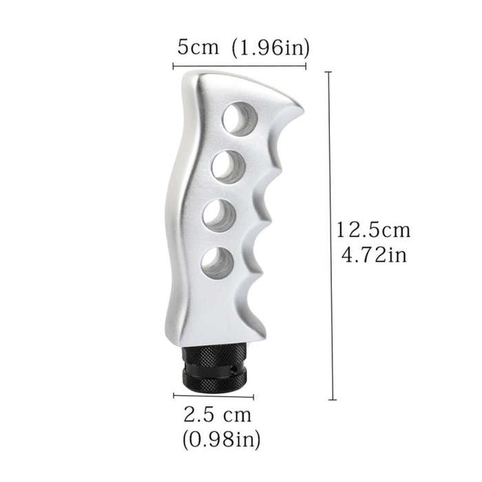 Universal Vehicle Knife-shaped Modified Gear Shift Knob (Silver)