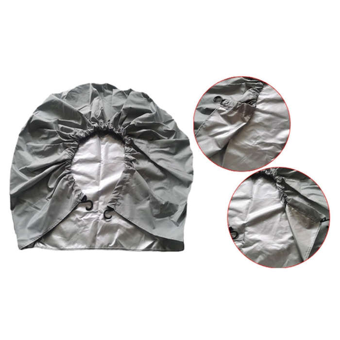 4pcs / Set Car Tire 420D Oxford Cloth Protective Cover, Diameter: 83-89cm, Width: 34cm