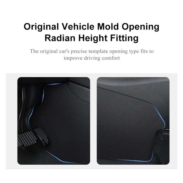 For Tesla Model Y 2pcs / Set Car Center Console Side Anti-Kick Pad