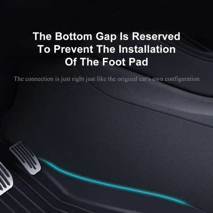For Tesla Model Y 2pcs / Set Car Center Console Side Anti-Kick Pad