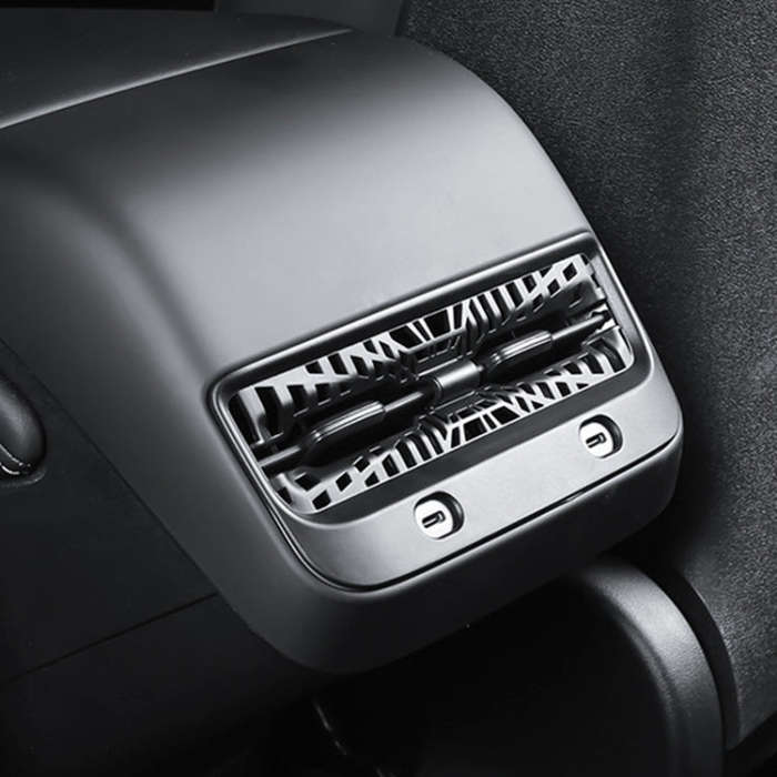 For Tesla Model Y 2021-2023 Car Rear Air Conditioning Outlet Protective Cover