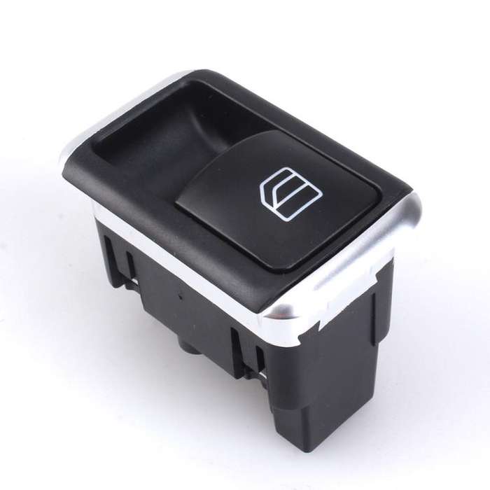Car Window Glass Lifter Switch 2049058202 for Mercedes-Benz C-Class W204 (Black Silver)