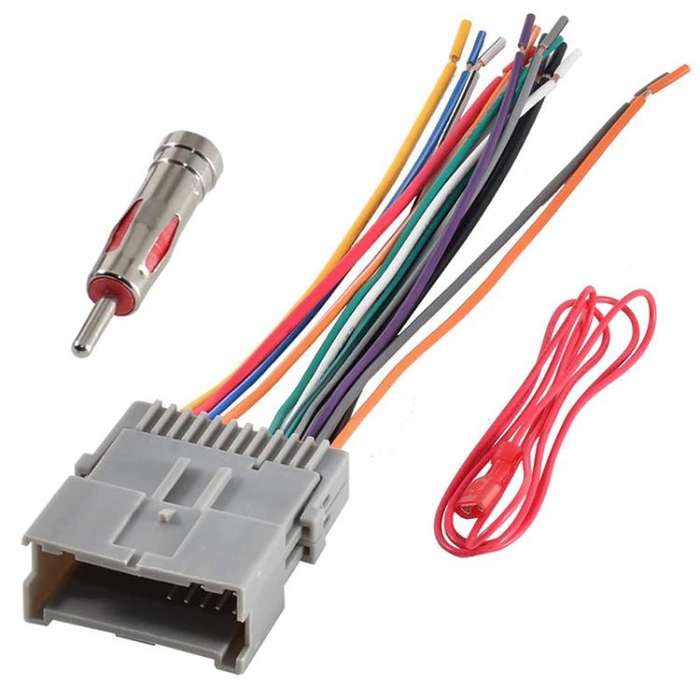 Car Stereo Radio Wiring Pigtail Harness for Chevrolet / Chrysler / GMC / Buick,  GMC Power Cable ...