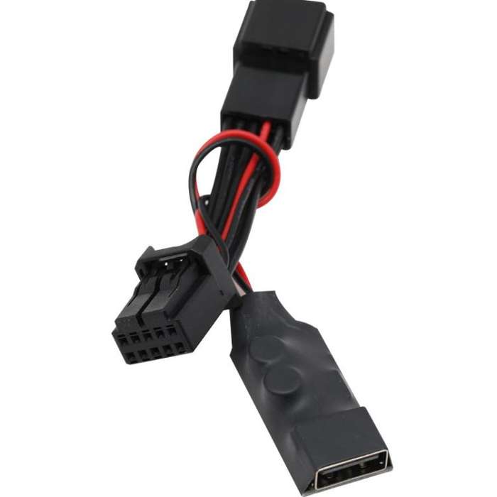 Dash Cam Rearview Mirror USB Power Adapter Cable for Nissan / Subaru / Infiniti (Black)