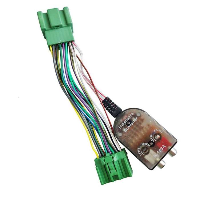Subwoofer Harness & Amplifier Adapter High to Low Converter Wiring Harness for Buick / GM / GMC /...