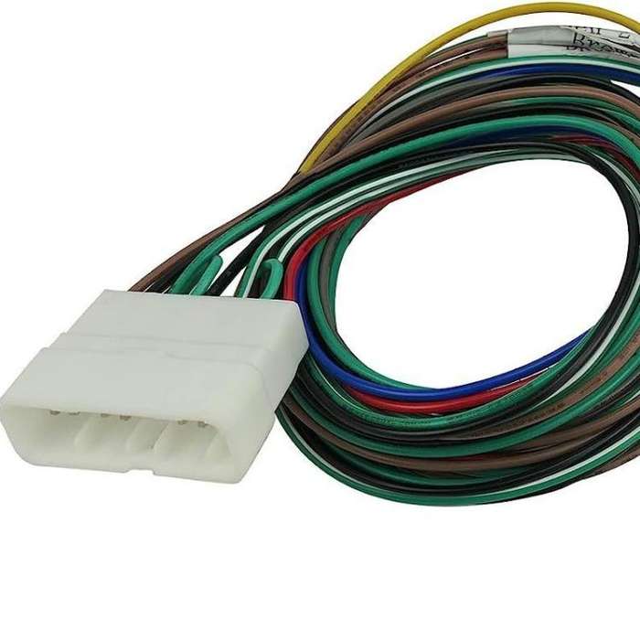 Radio Wiring Harness Stereo Connector with Amplifier Bypass for LEXUS IS300 2001-2005 (White)