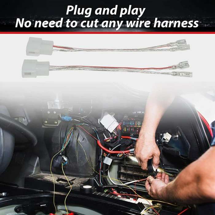 Car Door Speaker Wiring Harness Connector Cable for Subaru / Mazda / Nissan / VW / Suzuki 1988-2008