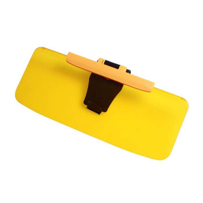SHUNWEI SD-2302 Car Sun Visor Day Night Anti Glare Visor Adjustable Visor Protection Mirror (Yellow)