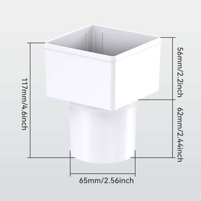 SHUNWEI SD-1034 Car Cup Holder Expander Square Drink Holder (White)