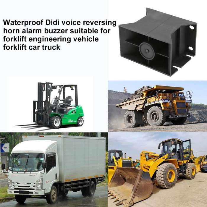 Waterproof Voice Reversing Alarm Buzzer For Forklift, Loader, Excavator, Truck, Engineering Vehic...