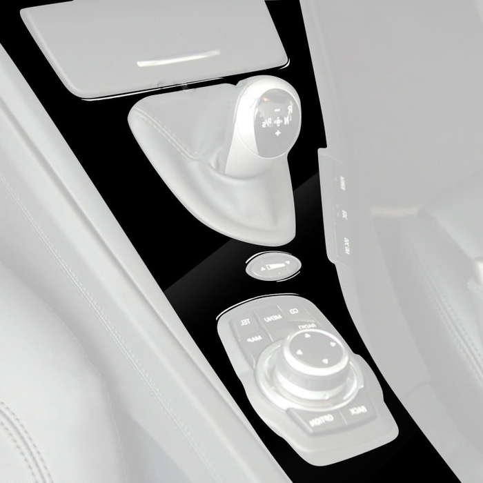 Car Right Drive Gear Panel Decorative Sticker for BMW M3 07-13 E92(Black)
