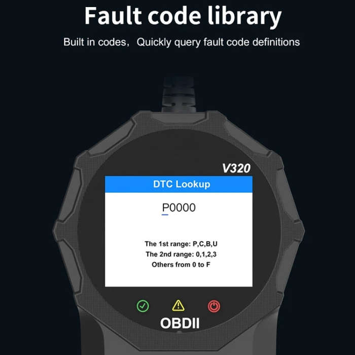 V320 Car OBD2 Diagnostic Instrument Fault Clear Code Reader